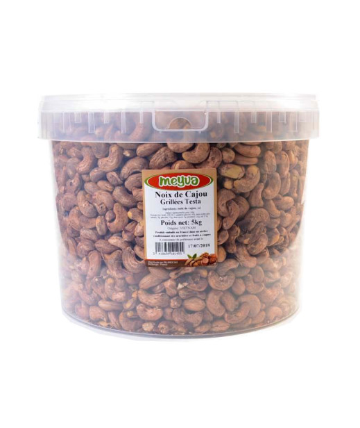 SEAU MEYVA - NOIX DE CAJOU GRILLEE TESTA 5KG