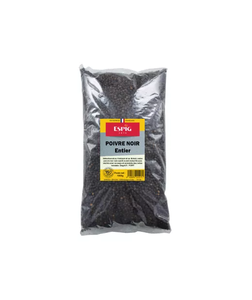 POIVRE NOIR ENTIER - 1KG