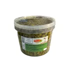OLIVES AZUR - OLIVES VERTES DENOYAUTEES AIL BASILIC - 2KG