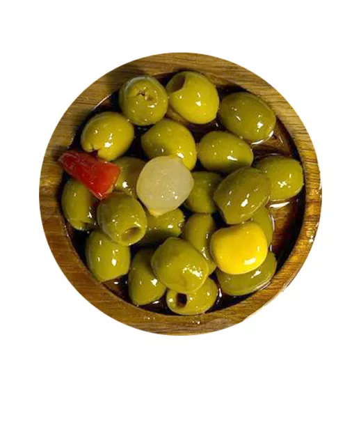 OLIVES AZUR - OLIVES VERTES DENOYAUTEES MEXICAINE - 2KG