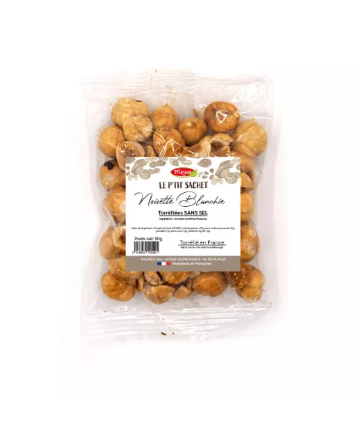 LE PTIT SACHET - Noisette blanchie 12/14 - Torréfié SANS SEL - 20X50G