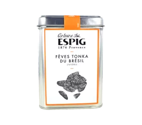 Boîte fer Antoine ESPIG - Fèves Tonka Du Brésil Entières - 200g