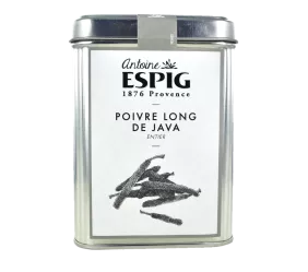 Boîte fer Antoine ESPIG - Poivre Long De Java Entier - 110g