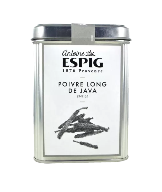 Boîte fer Antoine ESPIG - Poivre Long De Java Entier - 110g