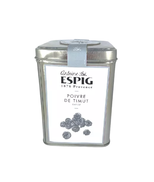 Boîte fer Antoine ESPIG - Poivre de Timut - 150g