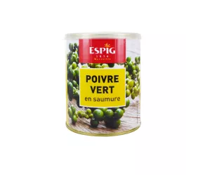 Boîte fer ESPIG - Poivre vert saumure - 500g