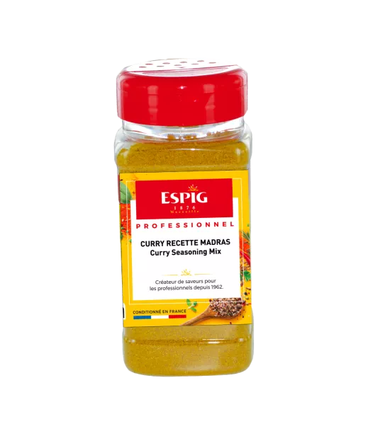 Pot PET 500mL - Curry Recette Madras - 200g