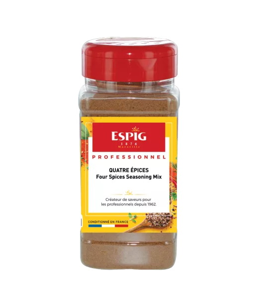 Pot PET 500mL - Quatre Epices - 210g