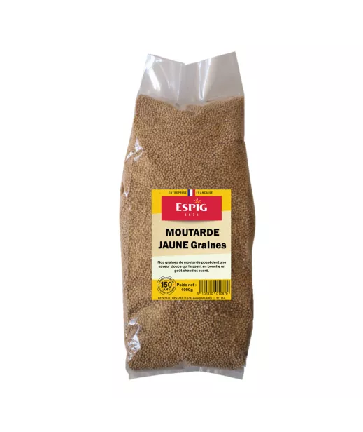 MOUTARDE JAUNE 1KG