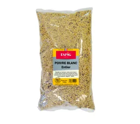 POIVRE BLANC ENTIER 1KG