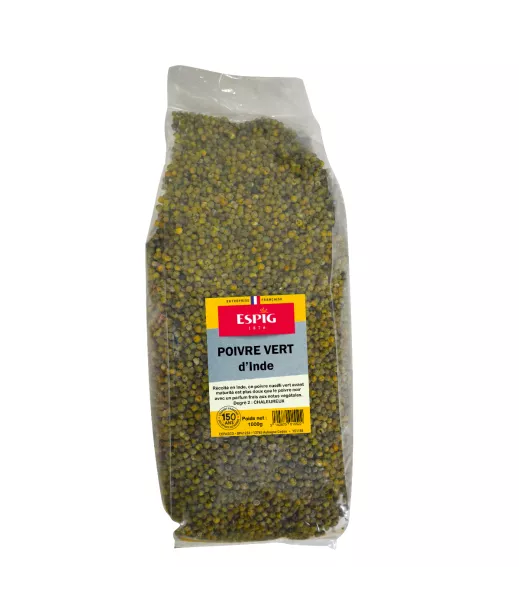 POIVRE VERT DESHYDRATE 1KG