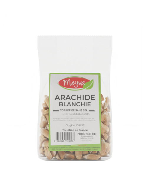 Meyva - Arachide Blanchie Torréfiée Sans Sel - 12x200g