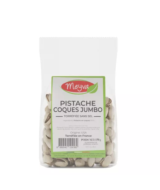 Meyva Pav - Pistazien Jumbo USA ohne Salz geröstet - 12x150g