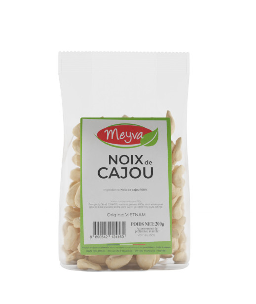Meyva - Noix De Cajou Crue - Cal W240 - 12x200g