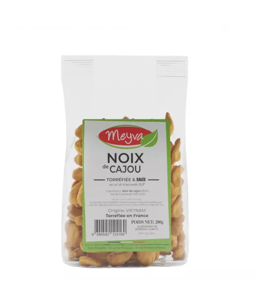 Meyva - gebratene Cashewnüsse / Guérande Salz - CAL W240 - 12x200g