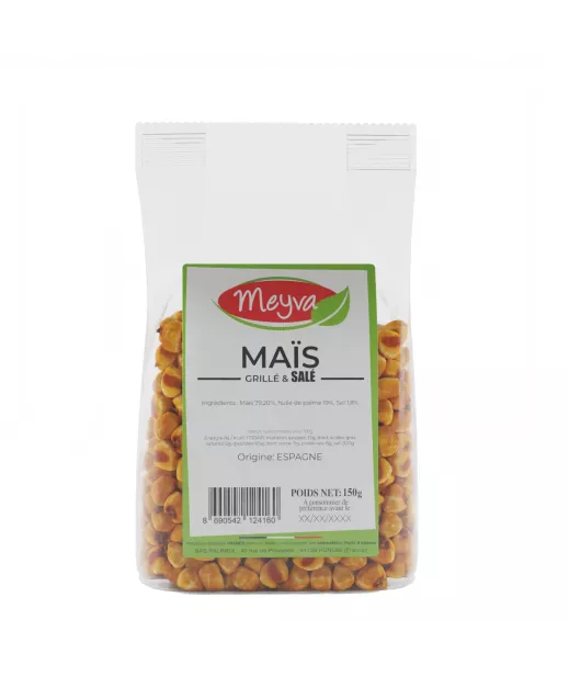 Meyva PAV - Maïs standard grillé salé - 12x150g