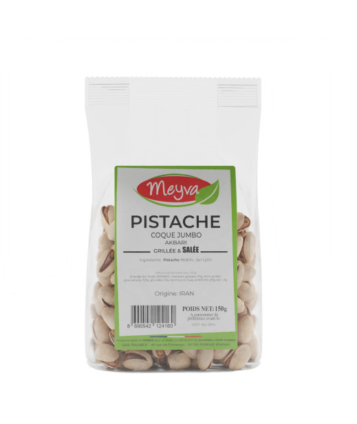 Meyva - Pistache Coque Grillée/Salée Akbari Jumbo - Iran - 12x150g