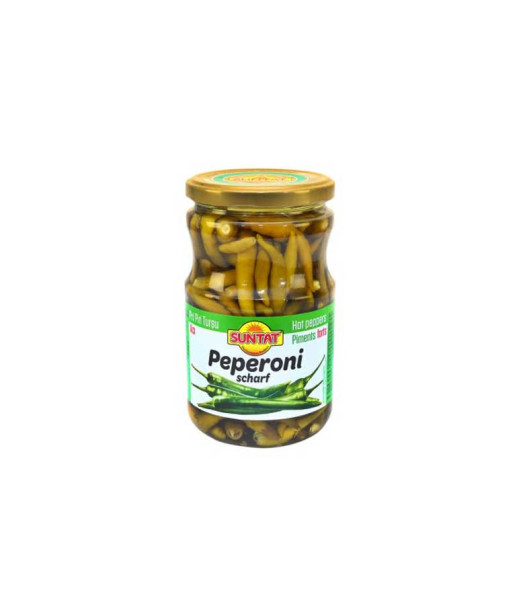 BOCAL SUNTAT - PEPPERONI / Piments forts Piri Biber Tursu - 590g - 12x660ml