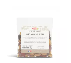 Importer Wholesaler Dried Fruits The Ptit Sachet 50g - MELIX ZEN 20X50G supplier Dry Fruits Wholesale