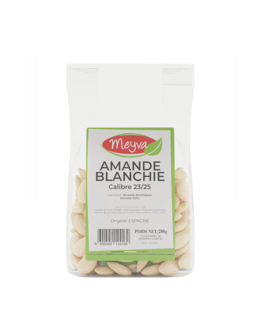 Meyva - Amande Blanchie 23/25 entière - 12x200g