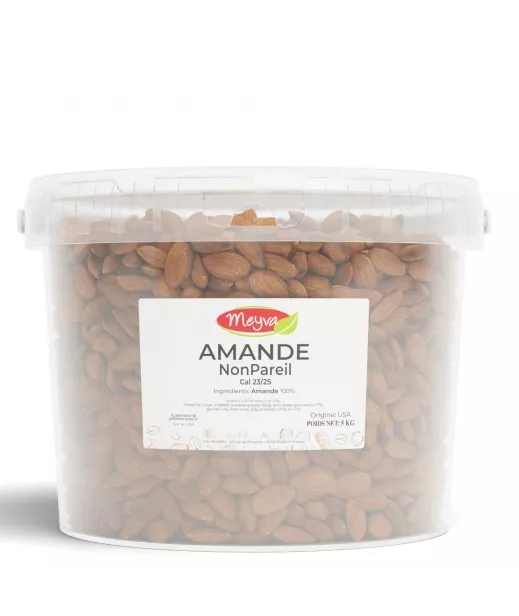 Amandes NonPareil Suprêmes 5Kg - Grossiste Fruits Secs en Seau