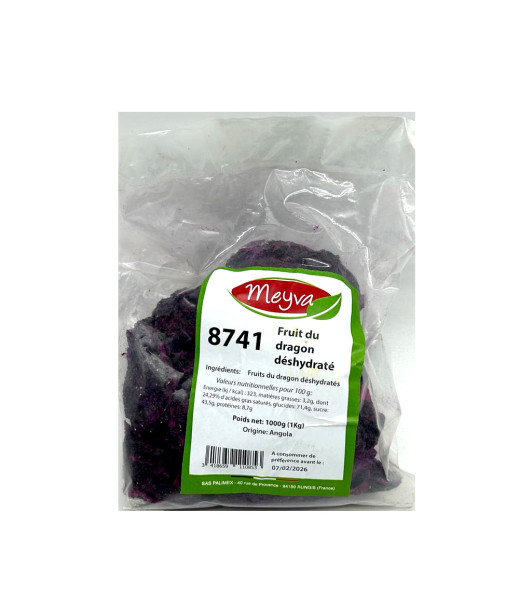 MEYVA - 8741 - FRUIT DU DRAGON DESHYDRATE - sans sucre ajouté - 6X1KG