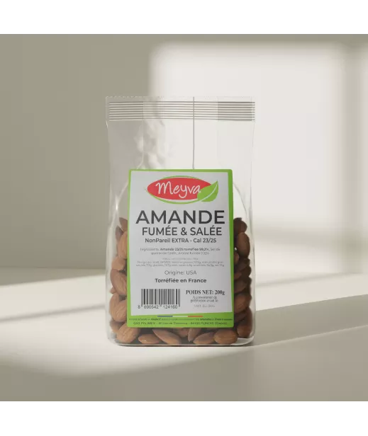 Meyva PAV - Amande NonPareil - FUMEE - Cal 23/25 - 12x200g