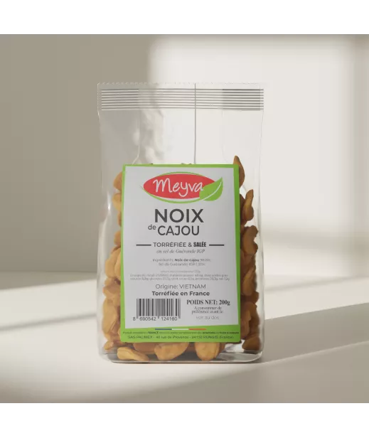 Meyva - gebratene Cashewnüsse / Guérande Salz - CAL W240 - 12x200g