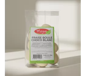 Meyva PAV - Fraise Boule Choco Blanc - 12x200g