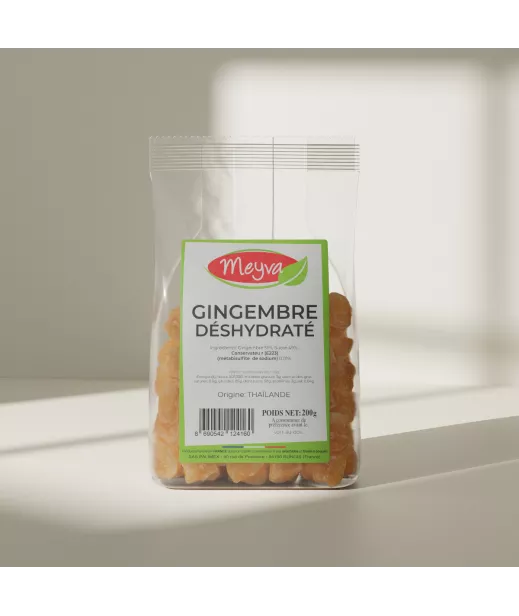 Meyva - Gingembre déshydraté et sucré - 12x200g