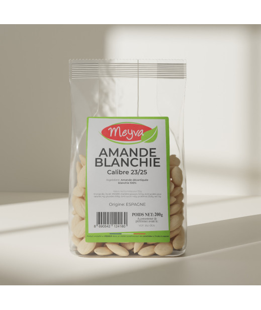Meyva - Amande Blanchie 23/25 entière - 12x200g