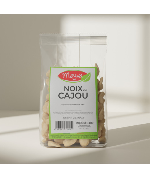 Meyva - Noix De Cajou Crue - Cal W240 - 12x200g