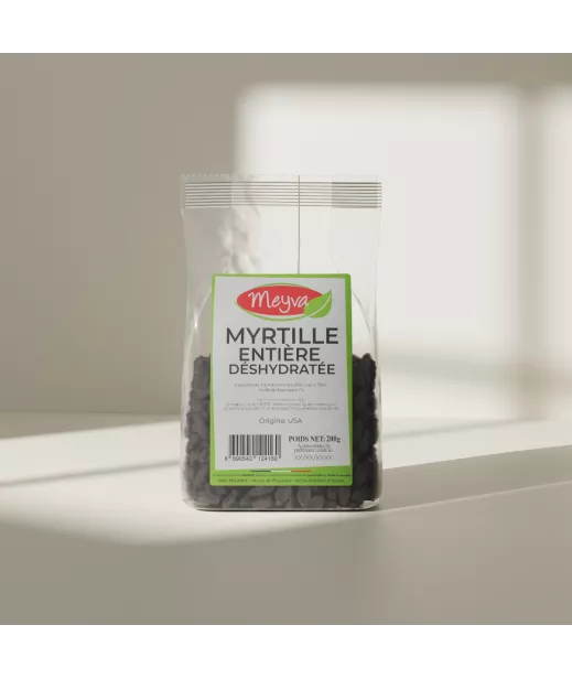 Meyva - Myrtille Entière Déshydratée - 12x200g