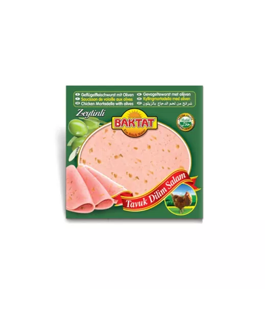 SAUCISSE TRANCHE SUNTAT VOLAILLE OLIVE 12x200g (vert fonce)