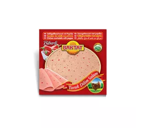 SAUCISSE TRANCHE SUNTAT VOLAILLE PAPRIKA 12x200g (rouge)