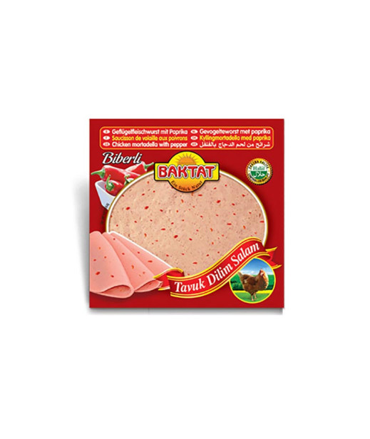 SAUCISSE TRANCHE SUNTAT VOLAILLE PAPRIKA 12x200g (rouge)