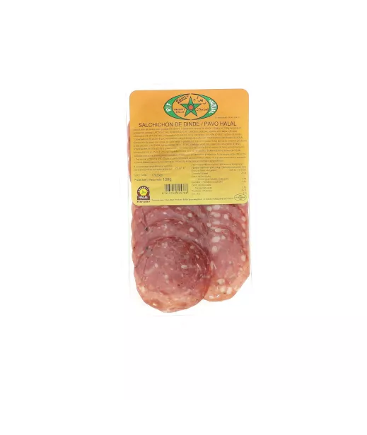 TRANCHE SALCHICHON DE DINDE HALAL - ZAHRA / RIF - 12X100G