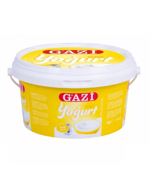 YAOURT GAZI SUZME 10% - 3 kg - Prix par pot de 3 kg