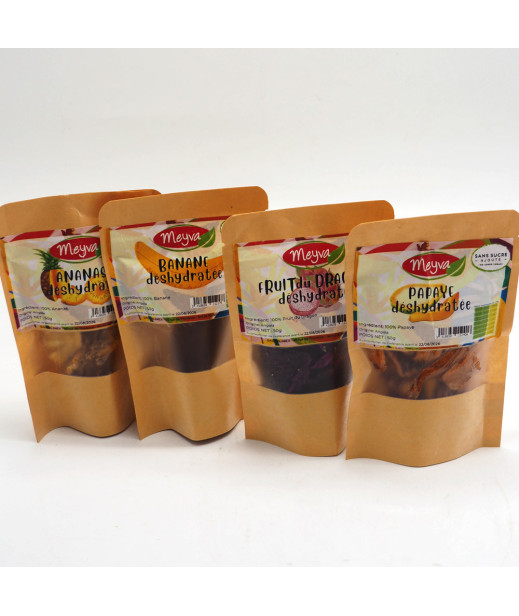 MEYVA - BANANE DESHYDRATEE - 20x50g **Sans sucre ajouté**