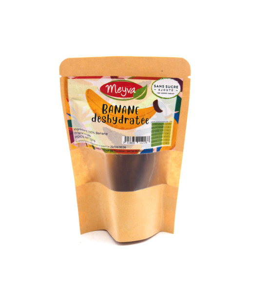 MEYVA - BANANE DESHYDRATEE - 20x50g **Sans sucre ajouté**