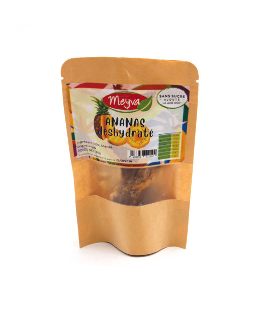 MEYVA - ANANAS DESHYDRATE - 20x50g **Sans sucre ajouté**
