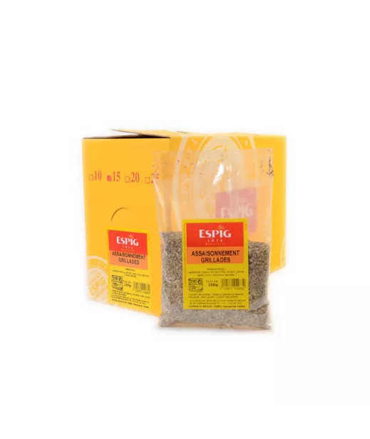 Importer wholesaler Spice Spices Grill - 15x100g Wholesale spice supplier