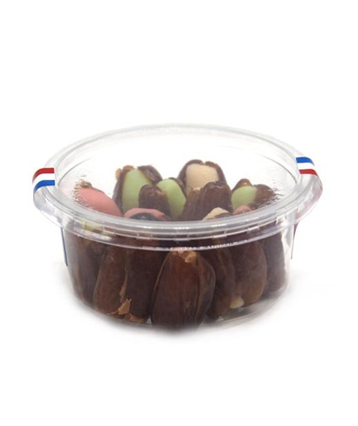 POT PREMIUM ROND - DATTES FOURREES PATE D\'AMANDE - 14X200G