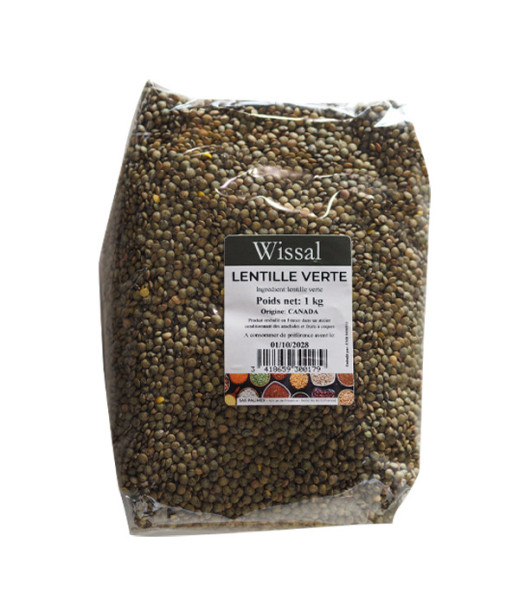 WISSAL - LENTILLES VERTES 12x1kg