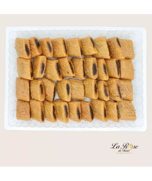 Pâtisserie Rose de Tunis - MAKROUDH KAIROUAN 1.5KG - Prix par plateau