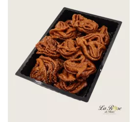 Pâtisserie Rose de Tunis - CHABAKIA 10 pièces - Prix par plateau