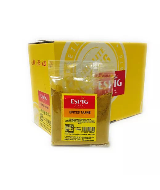 Importateur Grossiste Epices EPICES TAJINE - 20x100g Fournisseur Epices en GROS