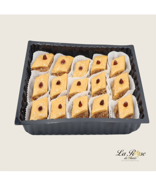 Pâtisserie Rose de Tunis - BAKLAWA TUNISIENNE 20 pièces - Prix par plateau