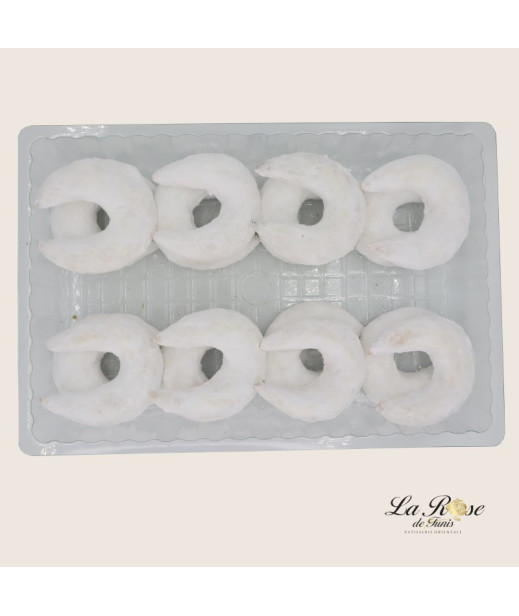 Pâtisserie Rose de Tunis - Corne Gazelle Tunisiene 16Pcs - Prix par plateau