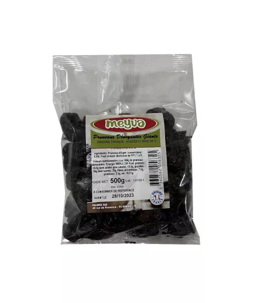 PRUNEAU D'AGEN IGP 33/44 - 20X500G HUMIDITE 35%MAXI